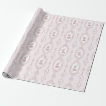 Roze Victoriaanse Behangprint