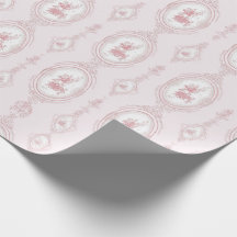Roze Victoriaanse Behangprint