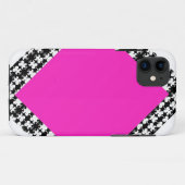 Roze vierkant Case-Mate iPhone case (Achterkant (horizontaal))