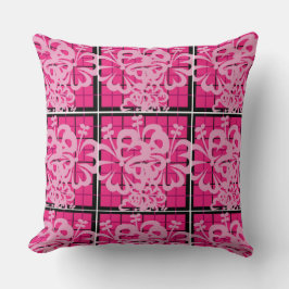 Roze vierkant en zonder kop Florah Pillow Kussen