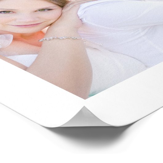 Roze vierkant Poster fotocollage (Hoek)