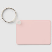 Roze Vierkant Trouwen Sleutelhanger (Achterkant)