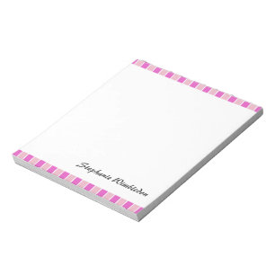 Roze vierkantjes notitieblok