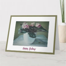 Roze vieten mooie kunst op de verjaardag van Pola.