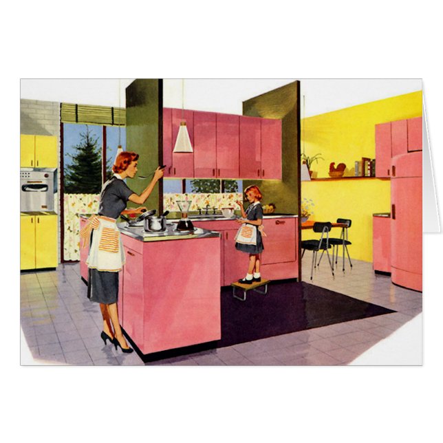 Roze vijften Futuristic Kitchen (Voorkant Horizontaal)