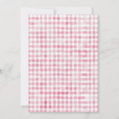 Roze Vind de Gast Bingo Bruiloft Spel Kaart (Achterkant)