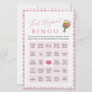 Roze Vind de Gast Bingo Bruiloftspel
