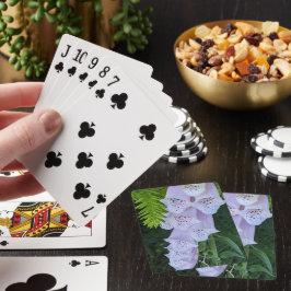 Roze Vingerhoedskruid Met Roze Spikkels Bloem Pokerkaarten