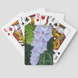 Roze Vingerhoedskruid Met Roze Spikkels Bloem Pokerkaarten