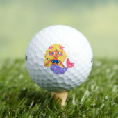 Roze vinnen zeemeermin golfballen (Insitu Shirt)