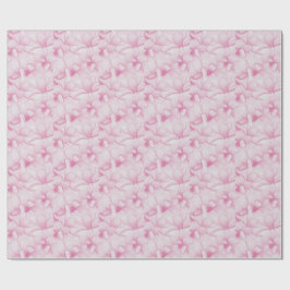 Roze vintage bloemenprint cadeaupapier