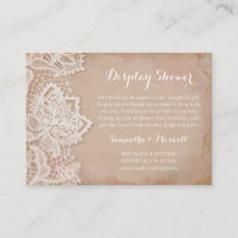 Roze Vintage Bruiloft Insert