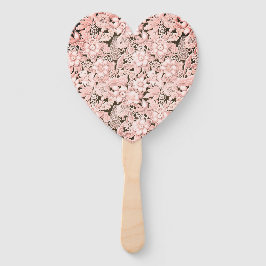 Roze Vintage Bruiloft Kant Handwaaier