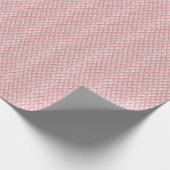 Roze Vintage Diamant Coquette Inpakpapier (Hoek)