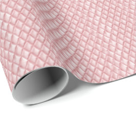 Roze Vintage Diamant Coquette Inpakpapier