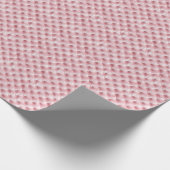 Roze Vintage Diamanten Coquette Inpakpapier (Hoek)