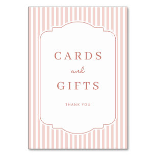 Roze Vintage Kaarten en Cadeaus Bord