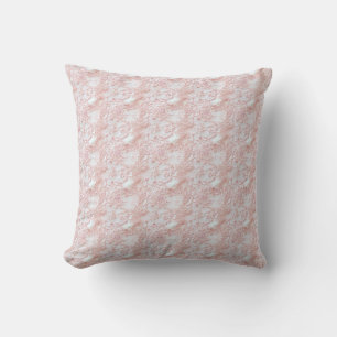 Roze Vintage Kant Coquette Kussen