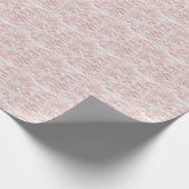 Roze Vintage Kant Wrapping Papier Coquette (Hoek)