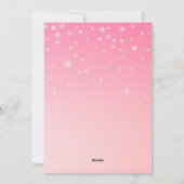 Roze Vintage Kerstman Kerstkaart (Achterkant)