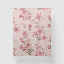 Roze Vintage Lelies Bloemige Cottagecore