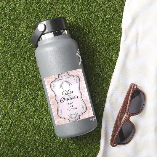 Roze Vintage Lotion Antieke Pot Fles  Sticker (HydroFlask Insitu)