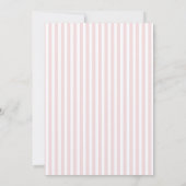 Roze Vintage Paris Glam Bruiloftsborrel Kaart (Achterkant)