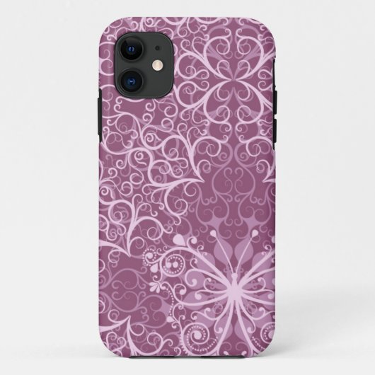 Roze Vintage Patroon Case-Mate iPhone Case (Achterkant)