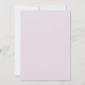 Roze vintage rood rozen bruiloft uitnodiging (Achterkant)