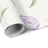 Roze vintage roos bloemig cadeaupapier (Rol Hoek)
