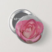 Roze vintage roos print ronde button 5,7 cm (Voorkant /achterkant)
