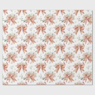 Roze Vintage Strik Papier Cadeaupapier