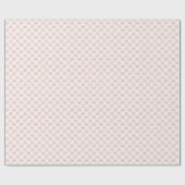 Roze Vintage Strik Wrapping Papier (Vlak)
