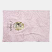 Roze Vintage Victoriaans Theedoek (Horizontaal)