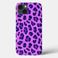 Roze Violet Leopard Animal Print Skin Patroon