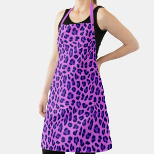 Roze Violet Leopard Animal Print Skin Patroon Schort