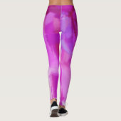 Roze Violet Paint Splatter Leggings (Achterkant)