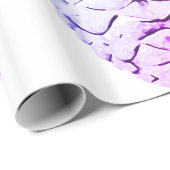 Roze Violet Pinecones Inpakpapier (Rol Hoek)