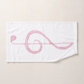 Roze Violetsleutel Badhanddoekenset Bad Handdoek (Handdoek)
