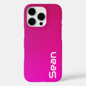 Roze-violette gradiënt – gepersonaliseerd met Jouw Case-Mate iPhone Case (Achterkant)
