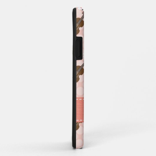 Roze Violin Case-Mate iPhone Case (Achterkant/rechts)