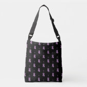 Roze Violin Pattern Crossbody Tas (Voorkant)