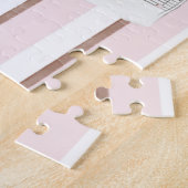 Roze Viool Bladmuziek Legpuzzel (Zijkant)