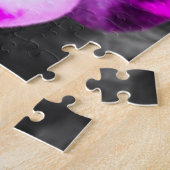 Roze Viooltjes Puzzel (Zijkant)