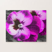 Roze Viooltjes Puzzel (Horizontaal)