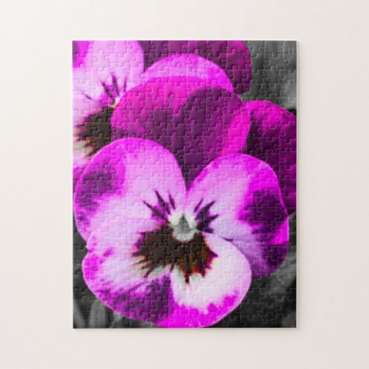 Roze Viooltjes Puzzel (Verticaal)