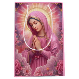 Roze VIrgin Mary Gift Bags Medium Cadeauzakje