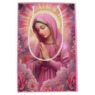 Roze VIrgin Mary Gift Bags Medium Cadeauzakje