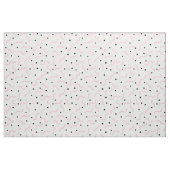Roze viribben en Black Stippen Memphis Pattern Stof (Fat Quarter)