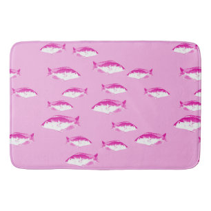 Roze vis badmat